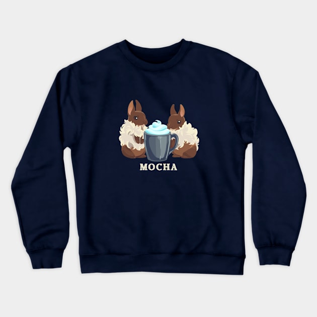 mocha bunnies Crewneck Sweatshirt by Alienfirst